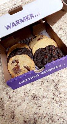 Chocolate Chunk Cookie & Snickerdoodle Cookie & Double Chocolate Chunk Cookie