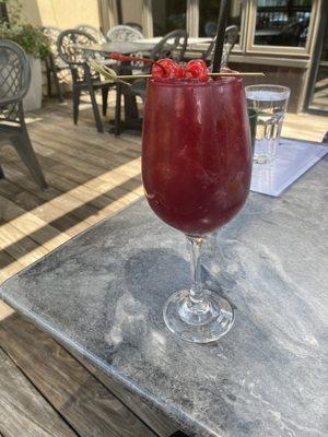 Raspberry Adult Drink