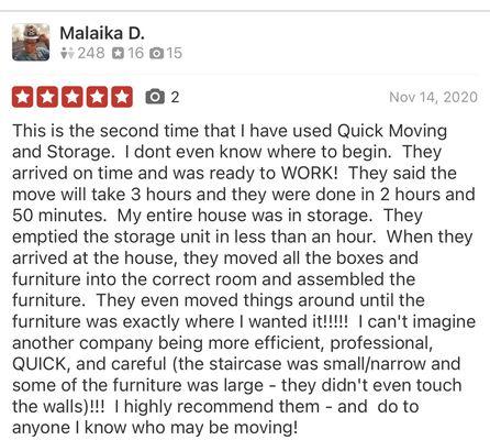 Yelp Review removed from our business page