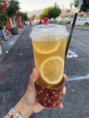 Super fresh lemon green tea