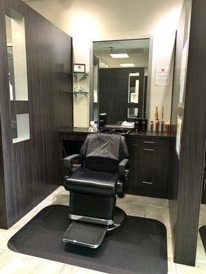 Comfortable Semi-private Barber Stations