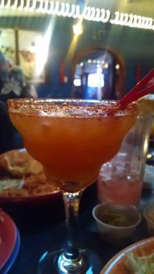 Chili mango margarita! One of many awesome margaritas here!