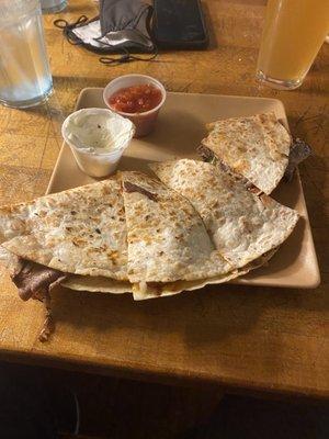 Steak quesadilla