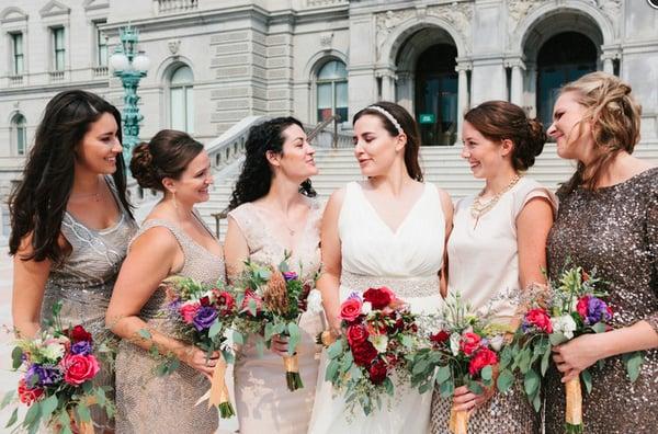 Flowers by Surroundings for my DC wedding, August 2014