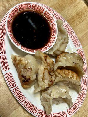 In-House Made Pot Stickers & Bill's Secret Sauce