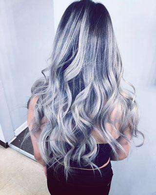 Platinu balayage