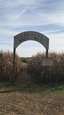 Entrance to maze