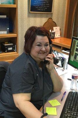 Mrs. Gina will help you schedule an appointment in our office!