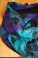 Nuno felted infinity scarf, new this season