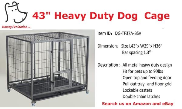 43" heavy duty cage