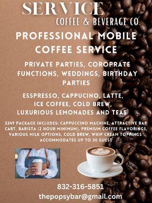 Lattes at your event