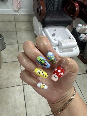 Super Mario nails