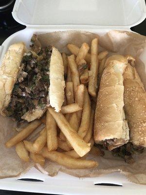 Philly Steak Sandwich Side Fries