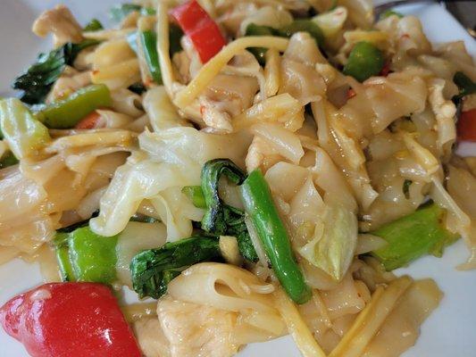 Drunken noodles, medium spice