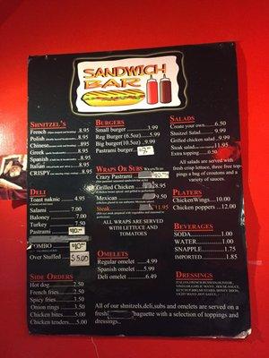 Sandwich Bar