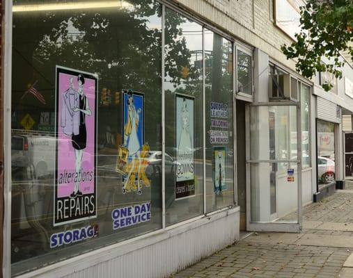 Our store from South Ave., across the street from Dunkin Donuts in downtown Fanwood.