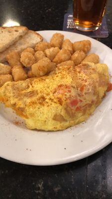 The crab omelette