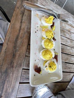 I went to 101 Beer Kitchen on Saturday and the deviled eggs I had for the first time were delicious.