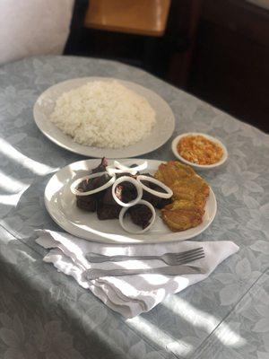 Fried Beef and Rice