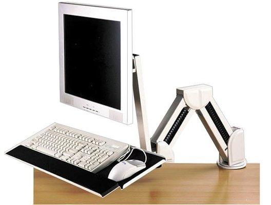 keyboard Monitor Desk Clamp-on Arm