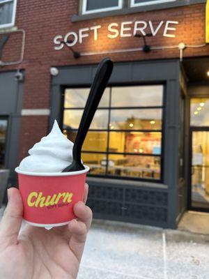 Vegan Coconut Soft Serve