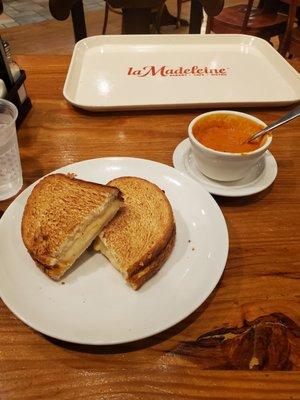 Grilled Cheese and Tomato Soup