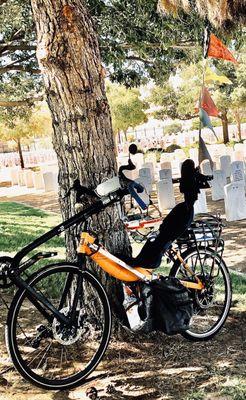 Another excellent view of repaired portside pannier at the Ft. Bliss National Cemetery.