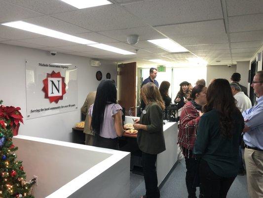 Our Re-Grand Opening Event of Nichols Insurance in our new office location! - December 13, 2018