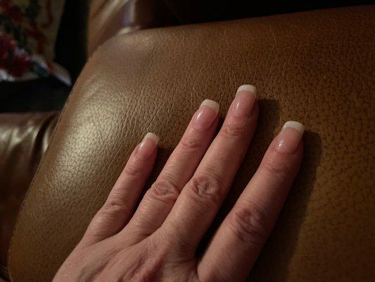 Perfect French manicure!