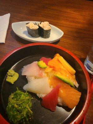 Chirashi and SMT Nigiri