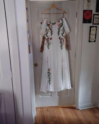 Beautiful Embroidered Wedding Gown