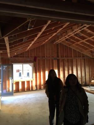 Remodel in Marin Co. Vaulted ceilings!