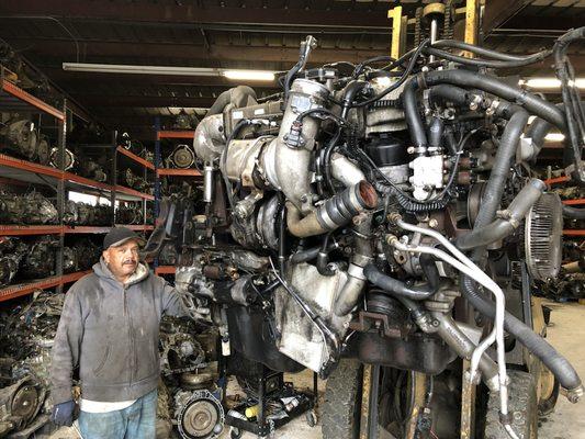 Experts in all diesel repairs. No job is to big or to small. Perfect example here - engine swap in a freight liner.