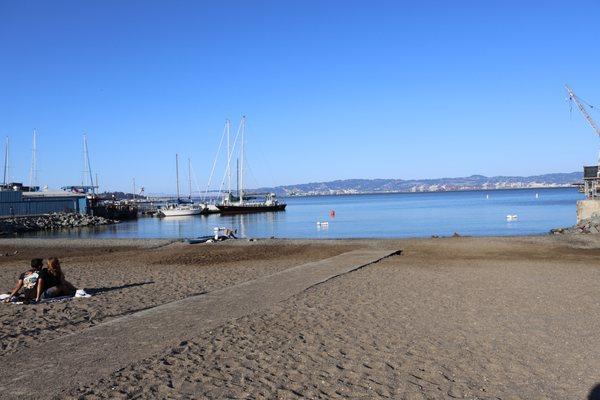 View from the beach