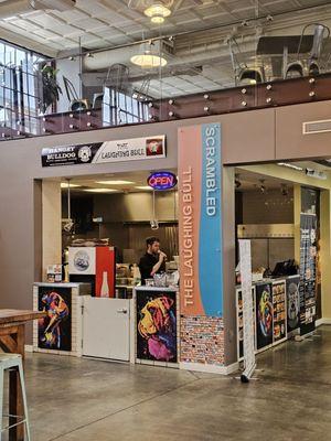 The kitchen of the Hangry Bulldog and the Laughing Bull.