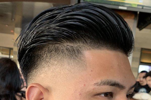 #1 high fade with lineup