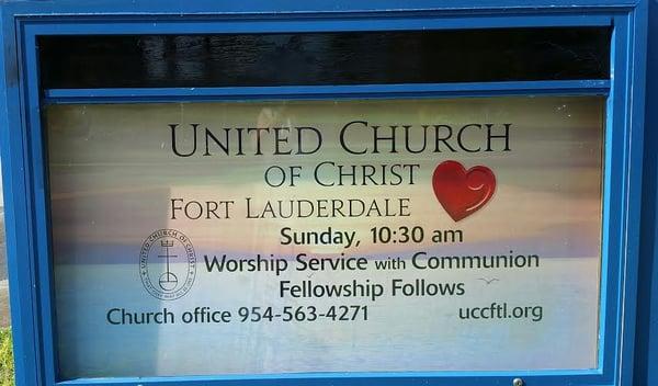 United Church of Christ is an Open and Affirming church