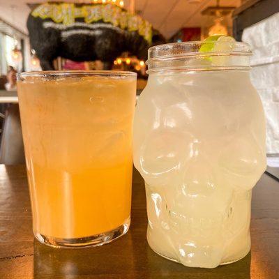 bourbon peach punch & og margarita