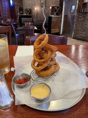 Onion ring tower