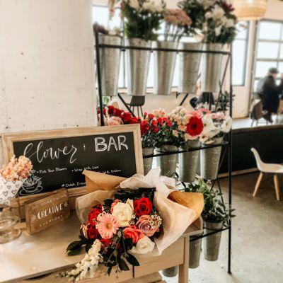 Our year round Flower Bar!