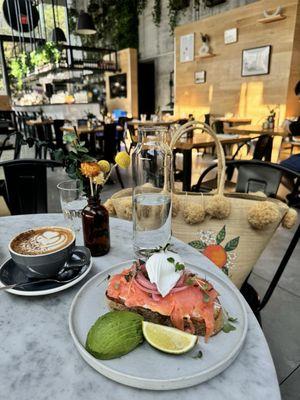 Smoked Salmon Lox Toast