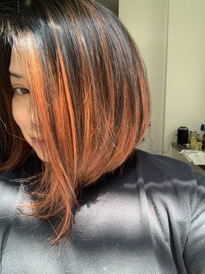 Beautiful cut and color by Toki