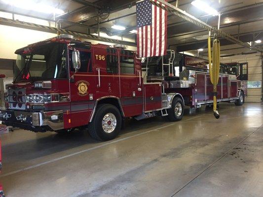 Truck Co. 96- 2018 Pierce Tractor Drawn Aerial