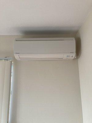 bedroom ductless