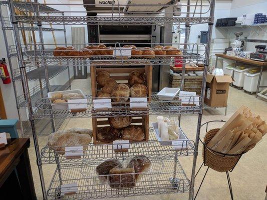 Small selection of breads from our soft opening.