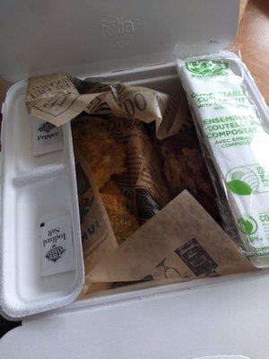 Their to go boxes were so nifty.