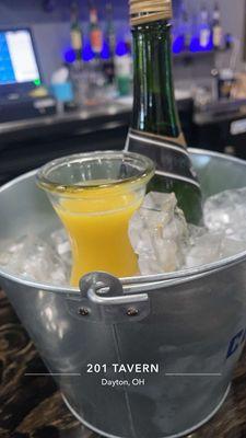 Bucket of mimosas