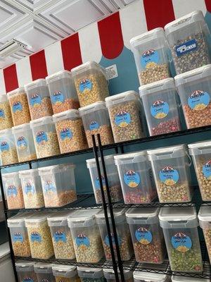 Popcorn wall