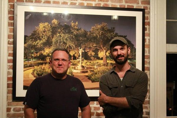 Jeff and photographer Frank Relle