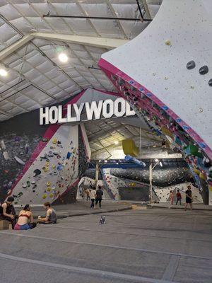 Hollywood sign. Lots to overhang